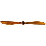 Antique Mahogany and Oak Propeller from the Engine of a 1919 Avro 504 Airplane