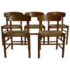 Early Borge Mogensen Set of 5 "Peoples" Dining Chairs "SATURDAY SALE"