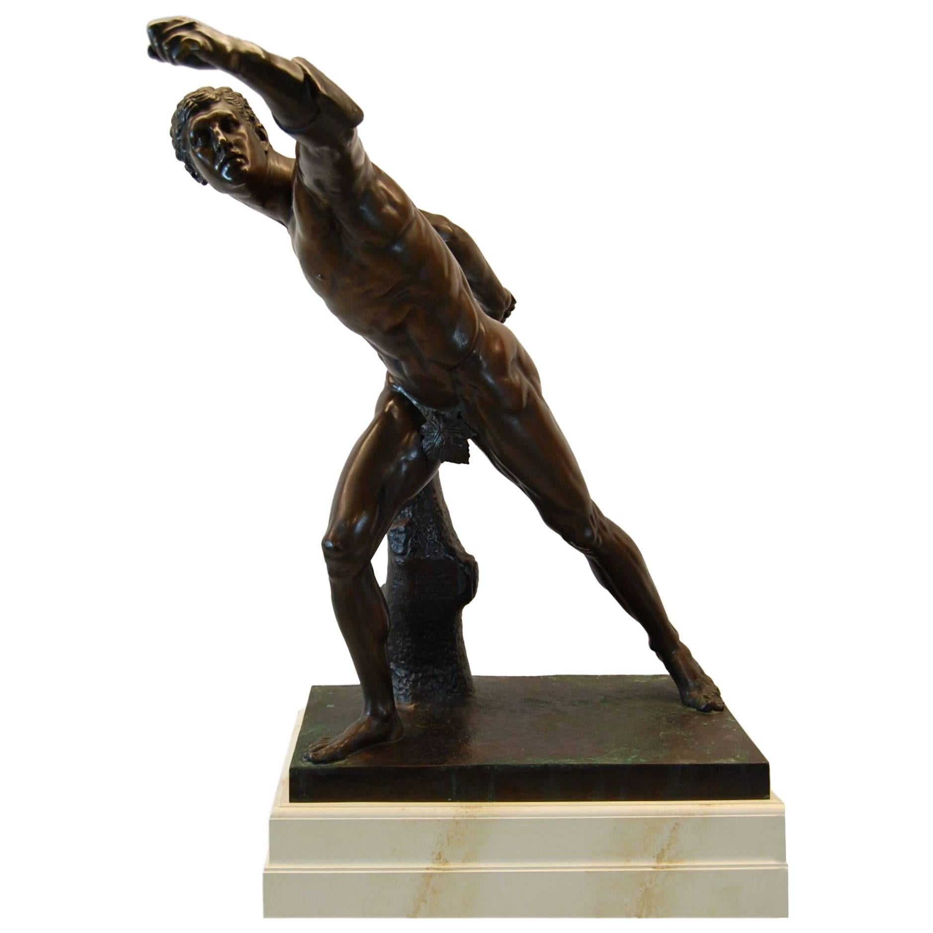 19th Century Bronze Sculpture of the Borghese Gladiator, Tiffany & Co.