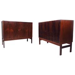 Pair of Mid-Century Modern Danish Rosewood Cabinets