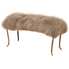 Mongolian Wool Bench