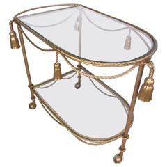 Elegant Vintage Serving Cart 12