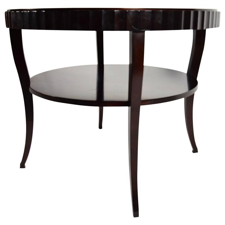 Barbara Barry Fluted Edge Table By Baker At 1stdibs Barbara Barry Fluted Edge Table By Baker For
