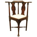 Mid-18th Century Mahogany Corner Chair