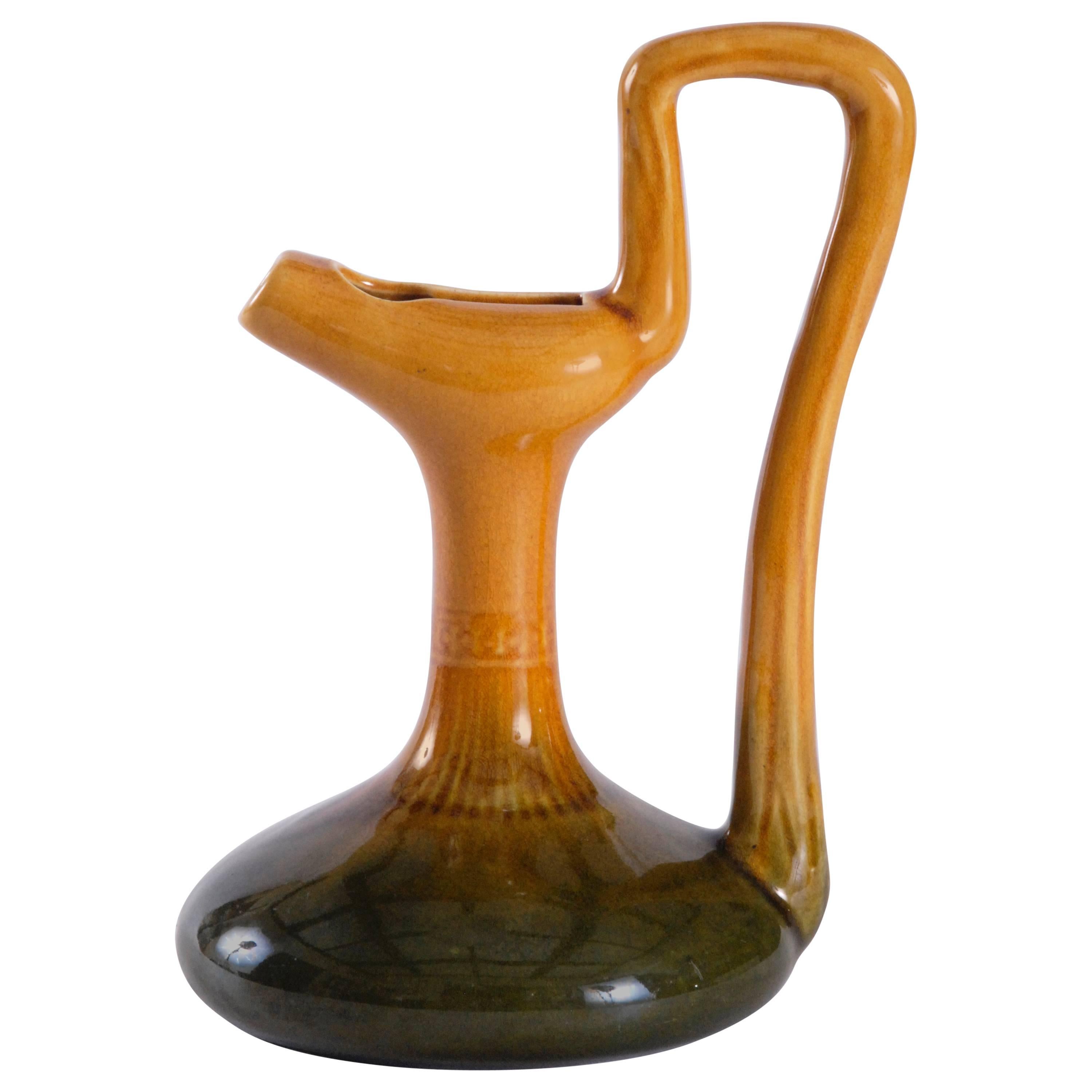 Christopher Dresser, Ault Pottery Persian Ewer, circa 1890, England For Sale