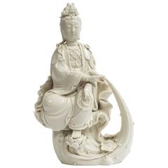 Early 20th Century Chinese Blanc de Chine Guanyin