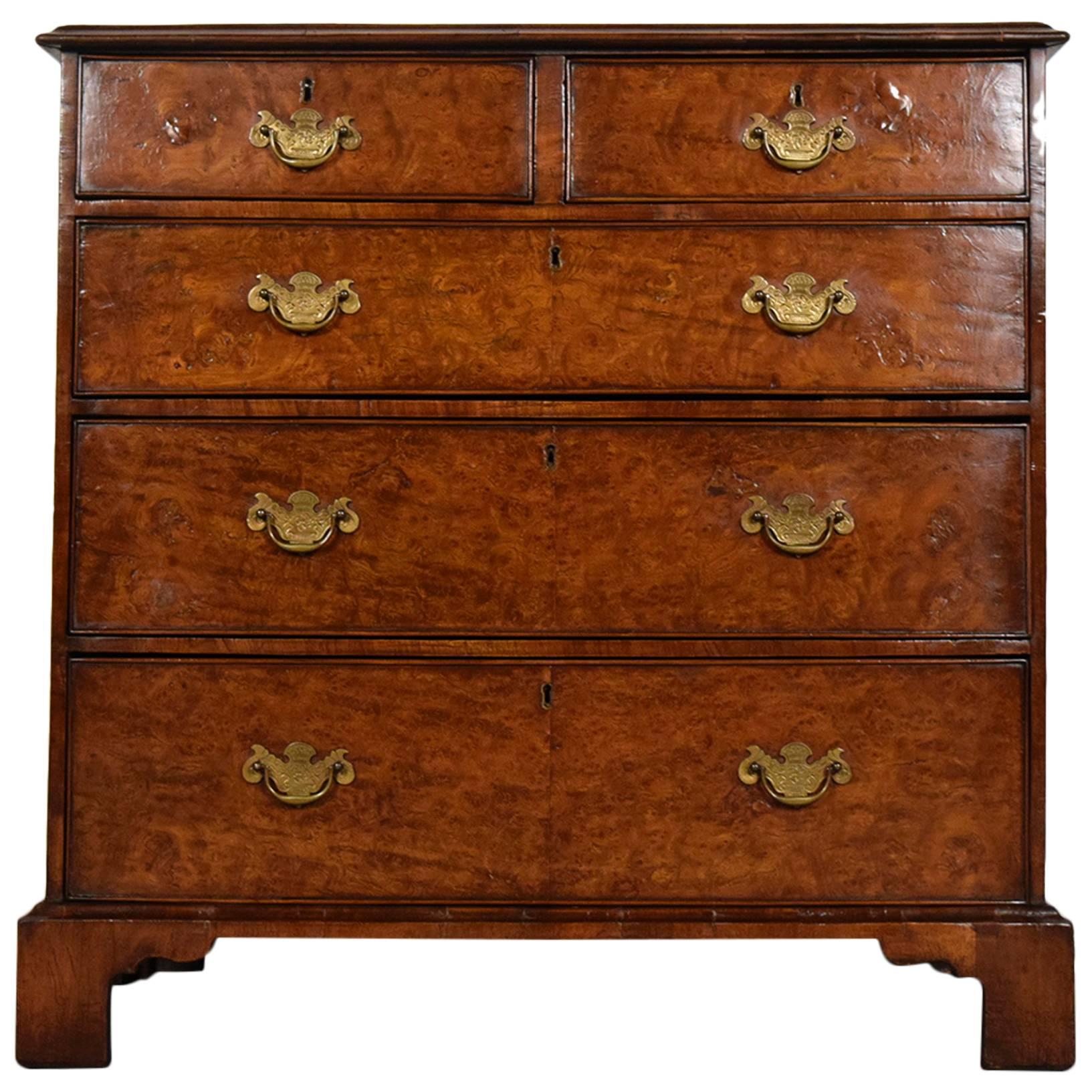 Late 18th Century English George II Chest of Drawers