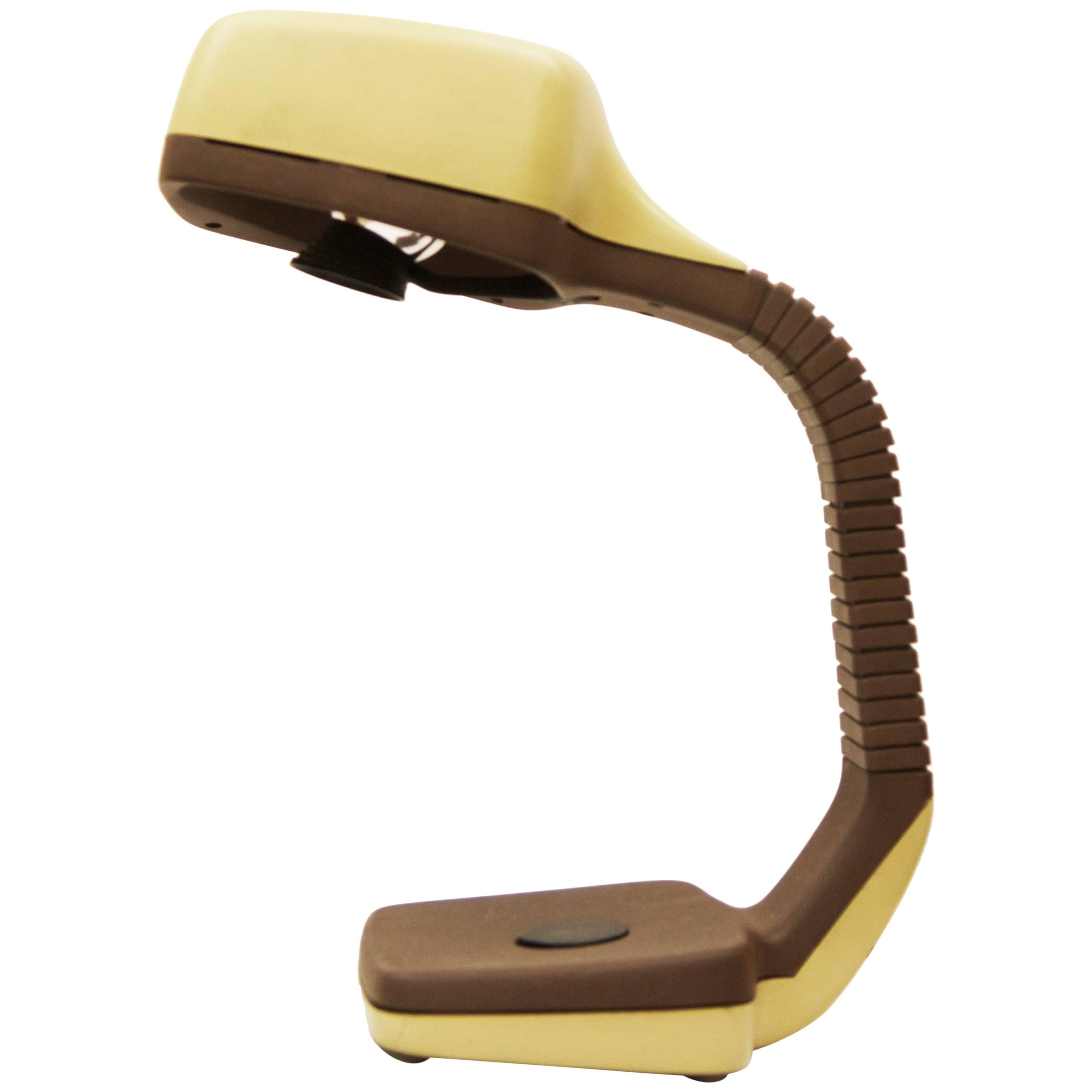 Gooseneck Desk Lamp By Hoffmeister From the 1970s-1980s