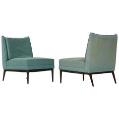 Pair of Slipper Lounge Chairs by Paul McCobb for Calvin