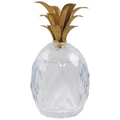 Hollywood Regency Pineapple Lucite Ice Bucket