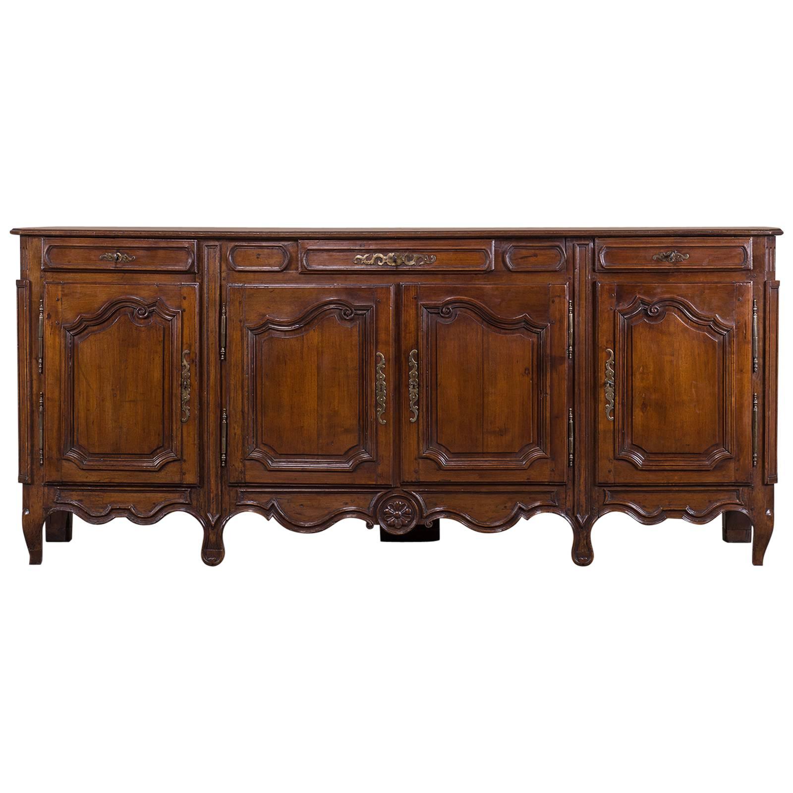 Louis XVI Period French Walnut and Oak Buffet, circa 1780