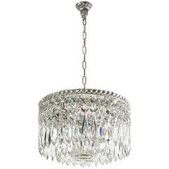 French 1930s Crystal Chandelier from Lyon French 1930s Crystal Chandelier from Lyon