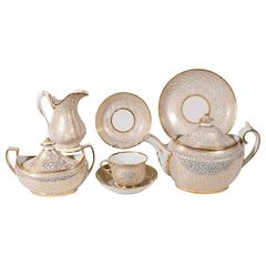 Antique Worcester Porcelain Tea Set