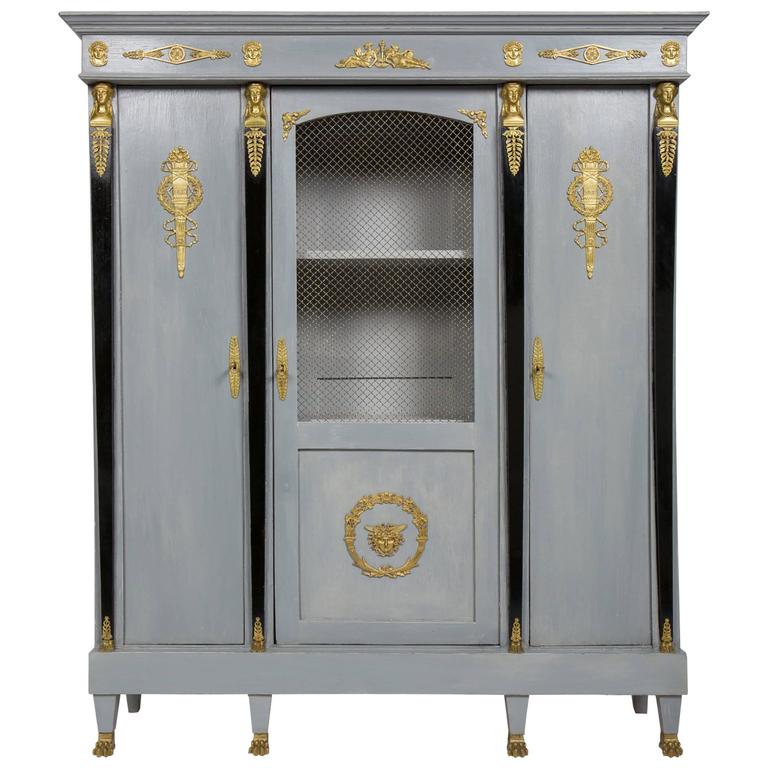 Antique French Empire Bookcase at 1stdibs