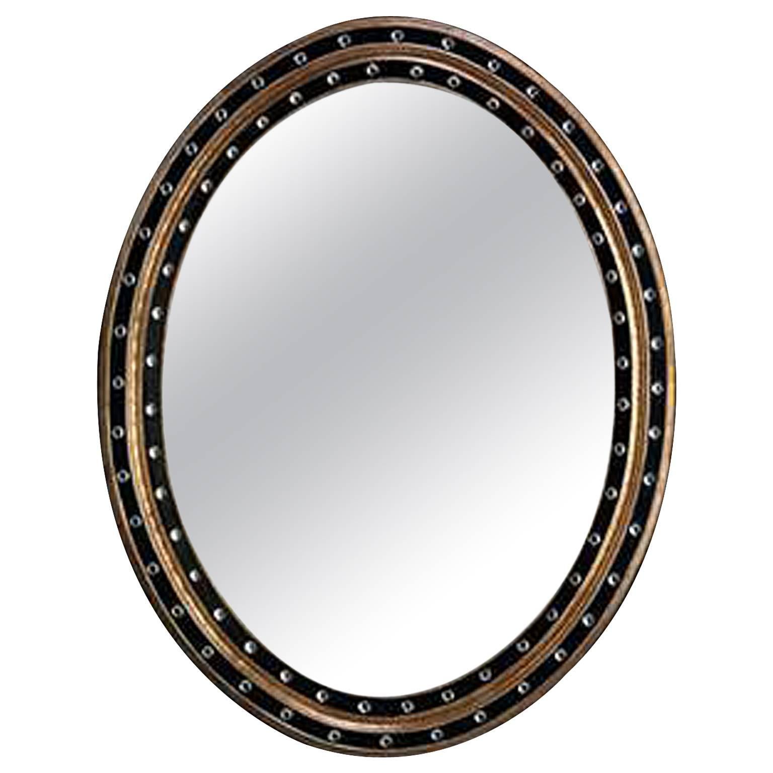 Irish Oval Mirror For Sale