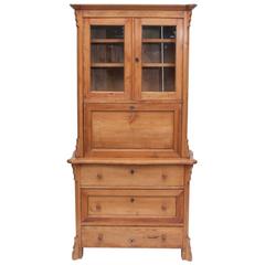 German Pine Secretaire