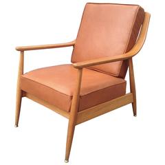 Vintage "La Malinche" Armchair in Leather 1950s