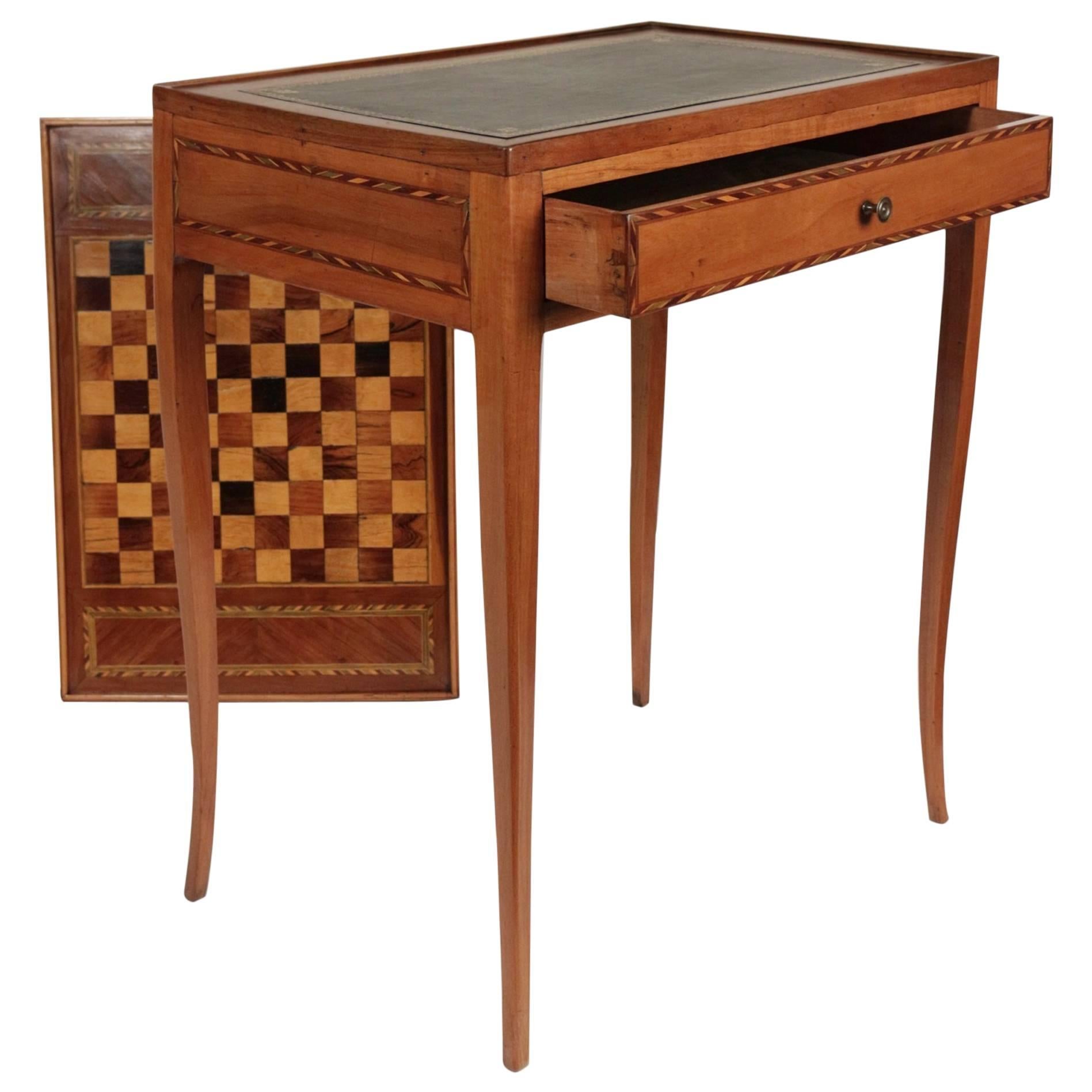 French Transition Period, circa 1765 Reversible Desk and Game Table