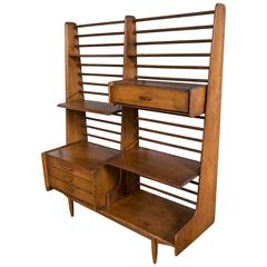 Mid-Century Modern Room Divider or Shelving Wall Unit
