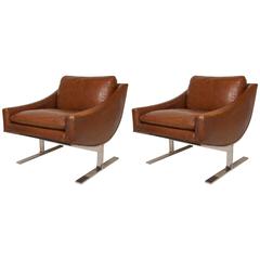 Pair of Arc Chairs by Kipp Stewart for Directional
