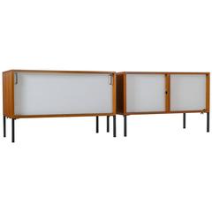 Pair of Swiss wooden sideboards, 1950s