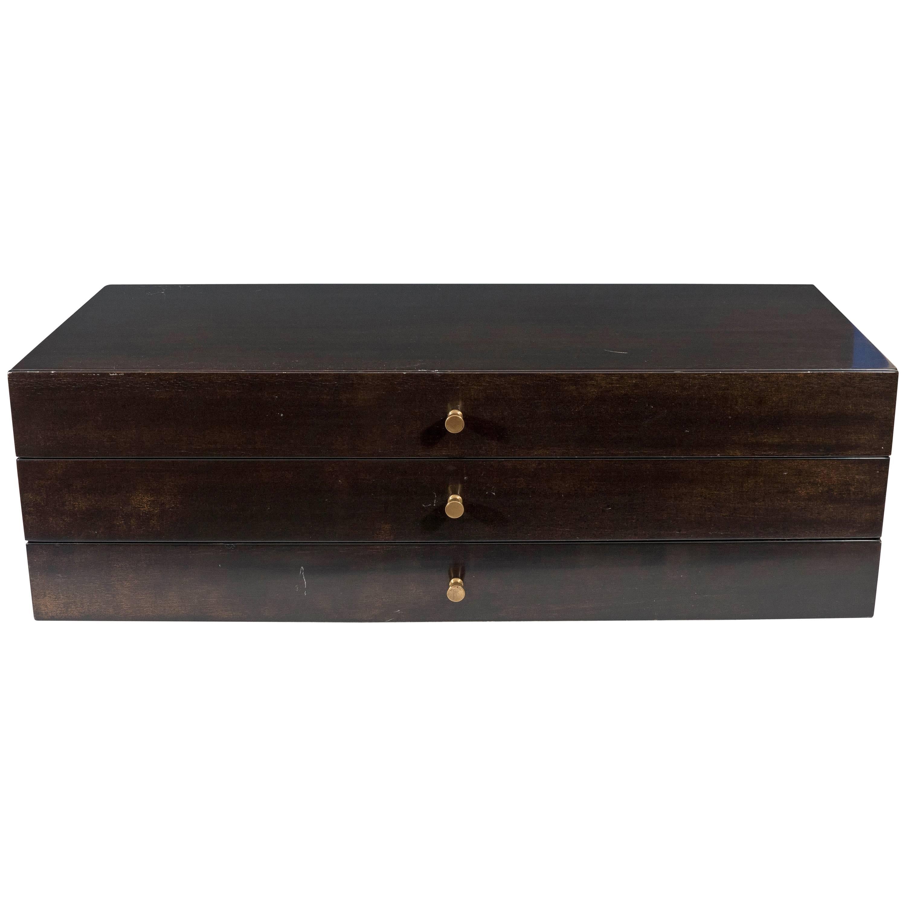 A Paul McCobb Mahogany Jewelry Chest for the Calvin Group-Irwin Collection