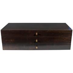 Vintage A Paul McCobb Mahogany Jewelry Chest for the Calvin Group-Irwin Collection