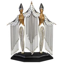 Romain de Tirtoff also known as Erté, Art Deco Bronze, Les Bijoux de Perles