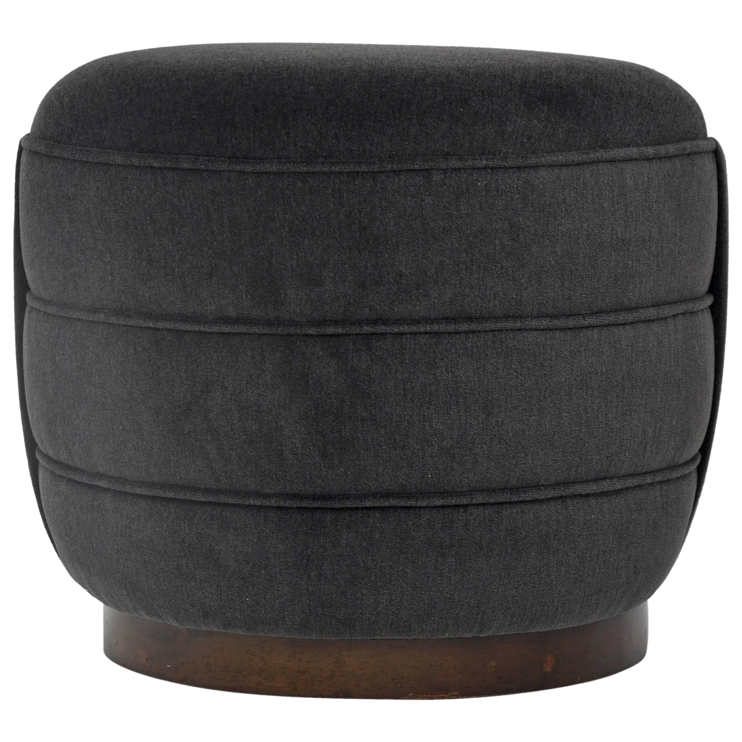 Rare Pouf Ottoman by Edward Wormley for Dunbar