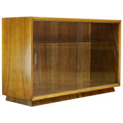 1940s AB J.O. Carlssons Mobelindustri Tiger-Striped Rosewood on Mustache Plinth