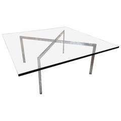 Table basse Mies van der Rohe pour Knoll Barcelona X-Base