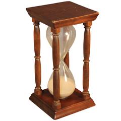 Antique Late 19th Century Sand-Filled Hourglass