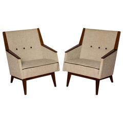 Pair of Retro Hungarian Club Armchairs, circa 1970