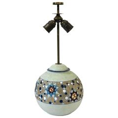 Ceramic Art Nouveau Table Lamp by Amphora, 1920 - 1930