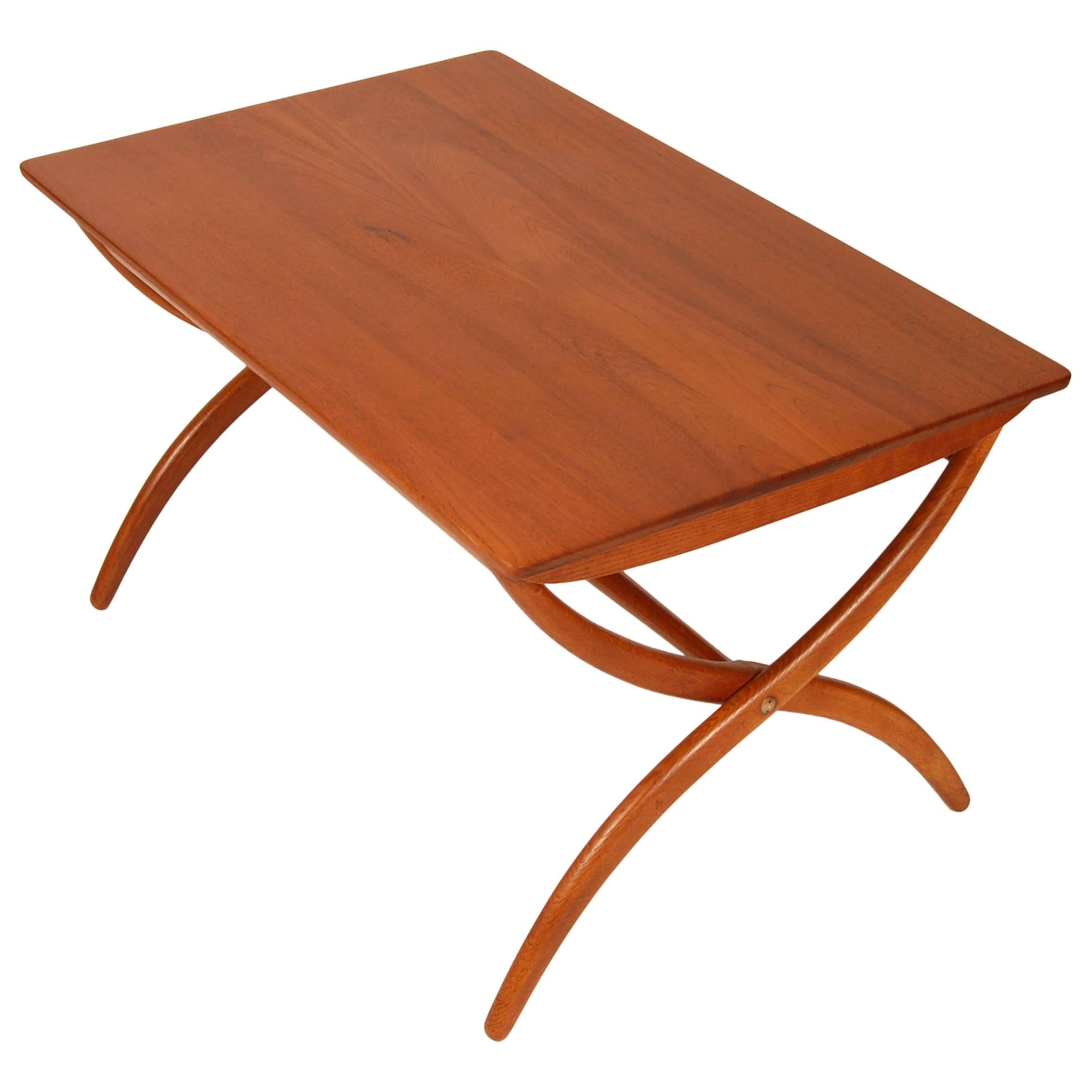 Ole Wanscher Adjustable Coffee Table For Sale