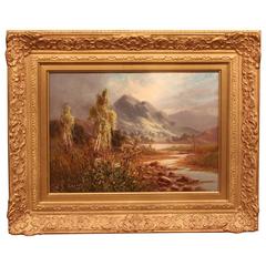 "Cottage by the Lake" Oil Painting by Sidney Yates Johnson 10