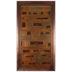 Brass and Enamel panel 11
