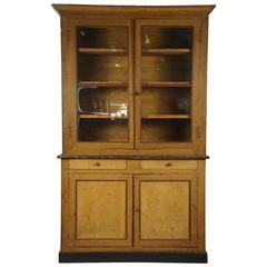 Large "Grain-Painted" French Cupboard