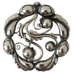Georg Jensen Sterling Silver Brooch