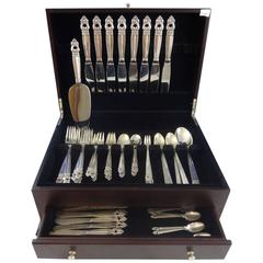 Royal Danish by International Sterling Silver Flatware Set 8 Service Dinner 67pc