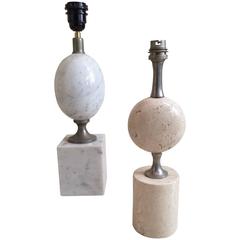 Three Maison Barbier Different Table Lamps