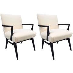 Pair of Jens Risom Armchairs 5