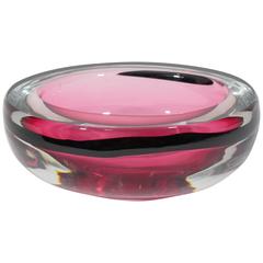Oval Sommerso Bowl by Nason