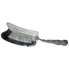 Antique Dutch Silver Slice, Rotterdam, 1841