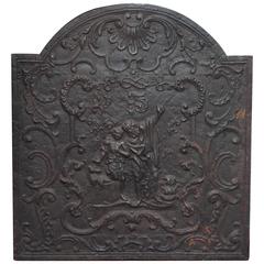 18th Century Louis XV Fireplace Plaque