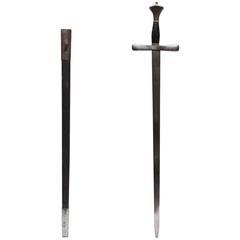 Sword Medieval Style 19th Century France 