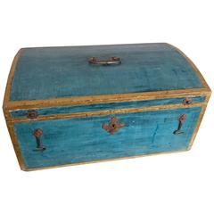 Antique Dome-Top French Storage Chest