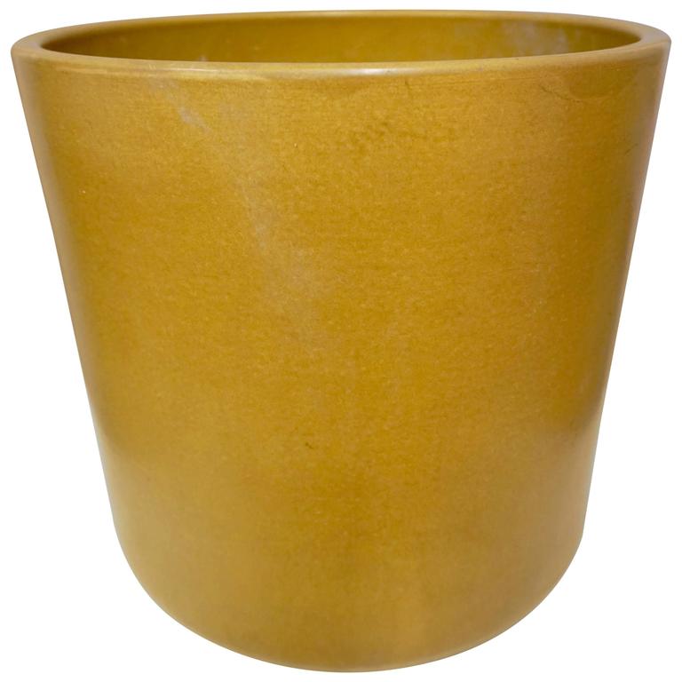 Ochre Ceramic Pot by Architectural Pottery at 1stDibs