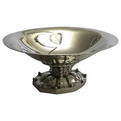 Georg Jensen Sterling Silver Footed Bowl or Ash Tray 7