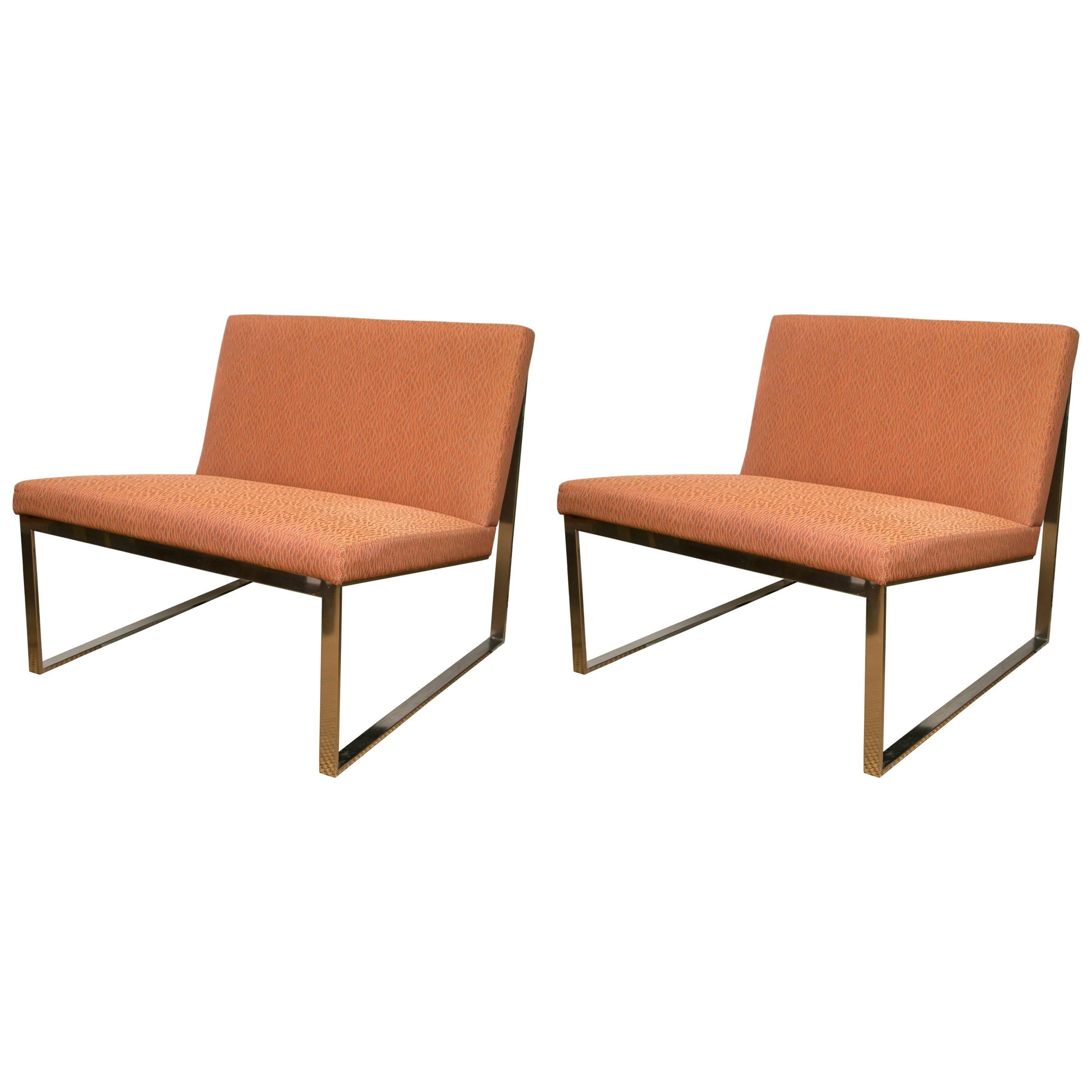 Pair of B2 Chairs by Fabien Baron for Bernhardt